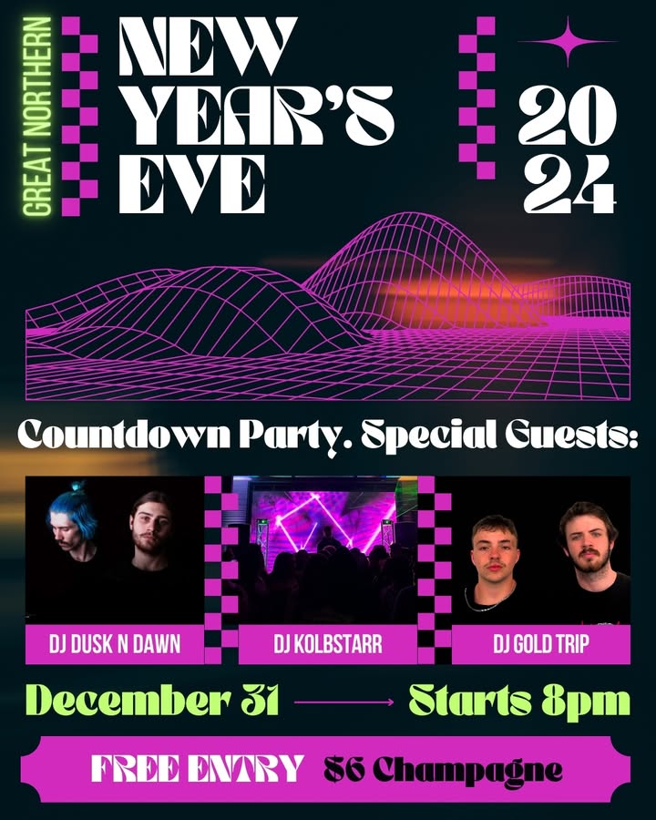 Featured image for “Ring in the New Year @The Northern! Three DJs + NYE countdown & $6 bubbles. Where else would you be? #wp”