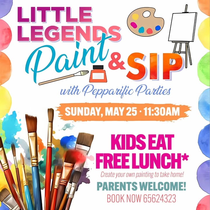 Featured image for “Paint & Sip Party for Little Legends: Creative Fun at Great Northern Hotel”