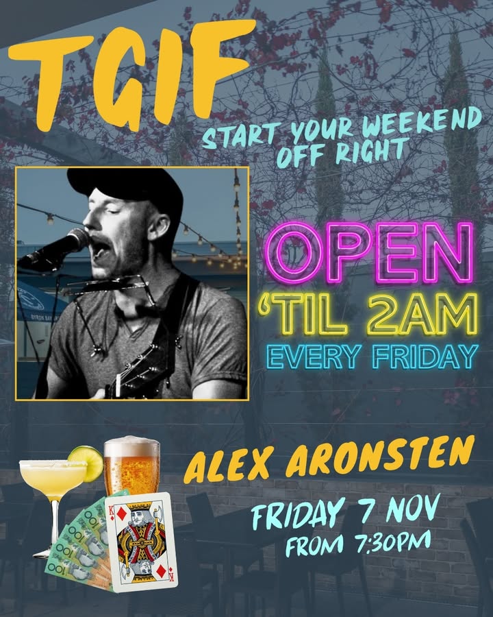 Featured image for “TGIF @ The Northern: Alex Aronsten LIVE, $10 Cocktails, Raffles & CashKing Draw”