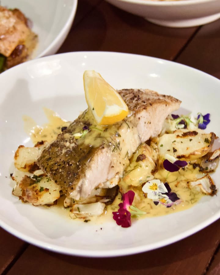 Featured image for “Lemon Dill Barramundi at Great Northern Hotel”
