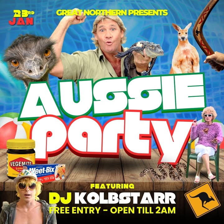 Featured image for “Aussie DJ Party at Great Northern Hotel”