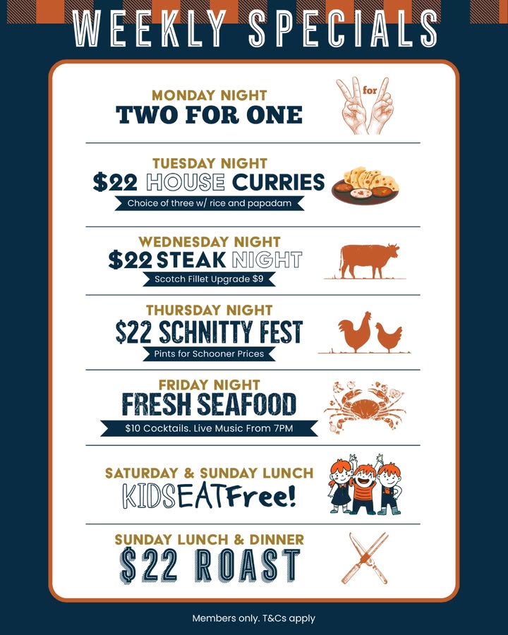 Featured image for “Weekly Specials at Great Northern Hotel”