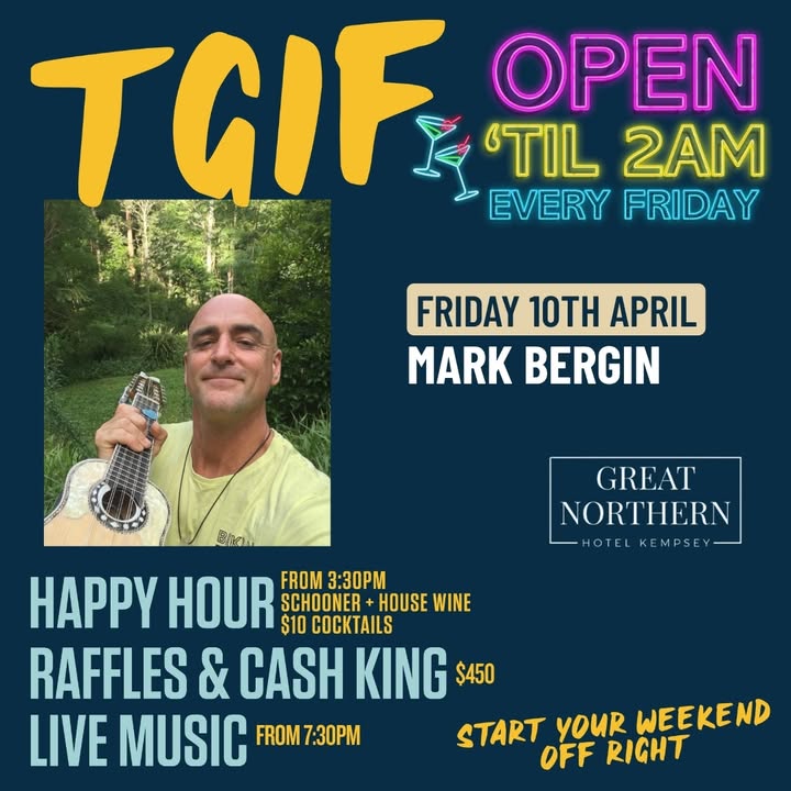 Featured image for “TGIF at Great Northern Hotel This Friday”