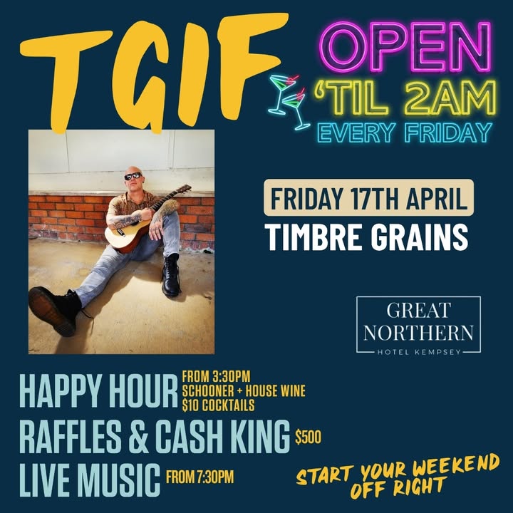 Featured image for “TGIF with Timbre Grains at Great Northern Hotel”