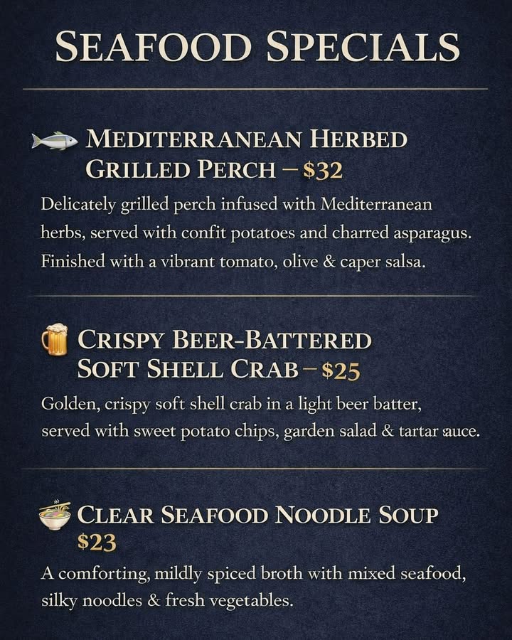 Featured image for “Seafood Night at Great Northern Hotel”