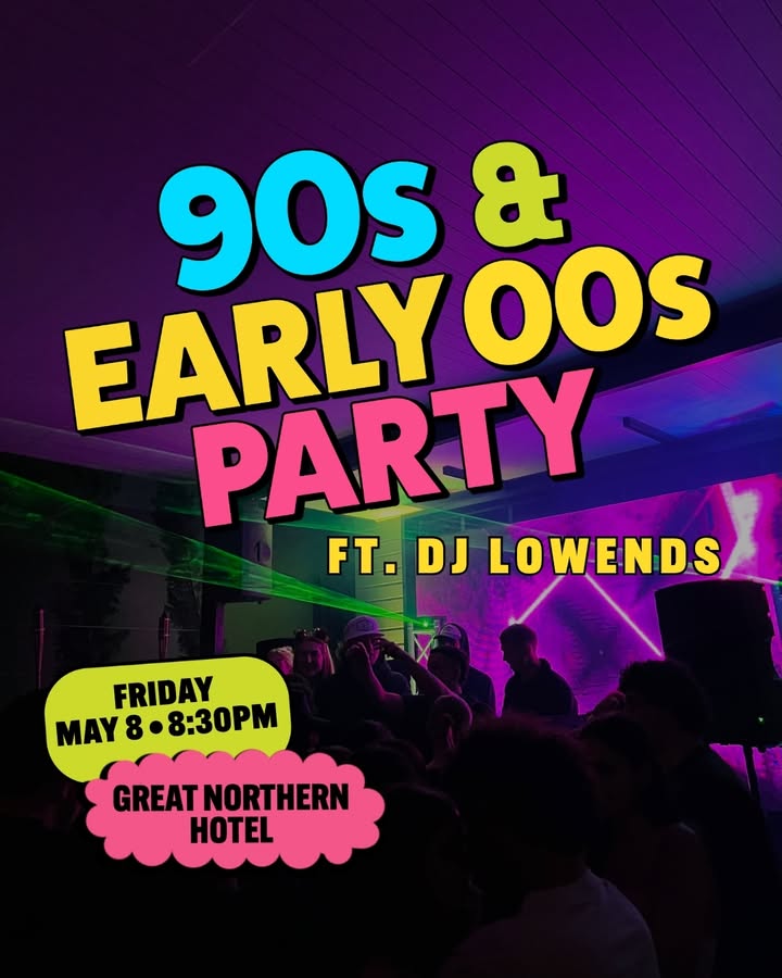 Featured image for “90s & Early 00s Party at Great Northern Hotel”