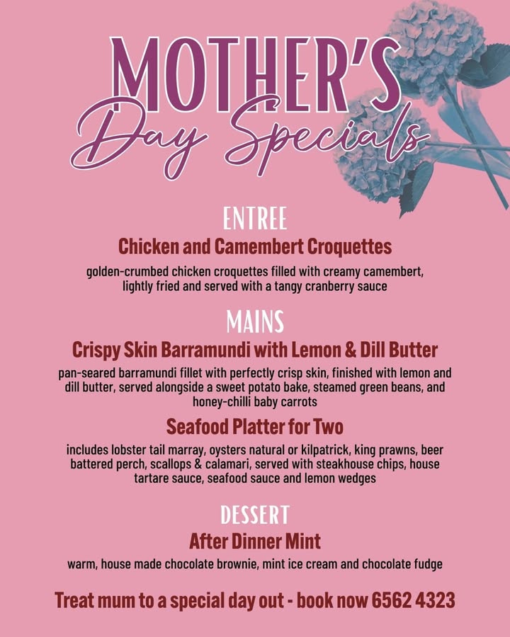 Featured image for “Mother’s Day Specials at Great Northern Hotel”