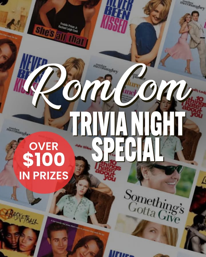 Featured image for “Rom Com Trivia Night at Great Northern Hotel”
