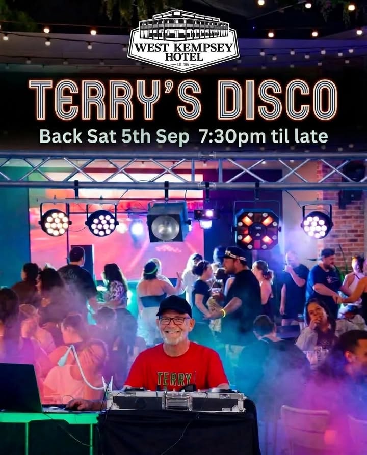 Featured image for “Terry’s Disco Is Back at Great Northern Hotel Kempsey”