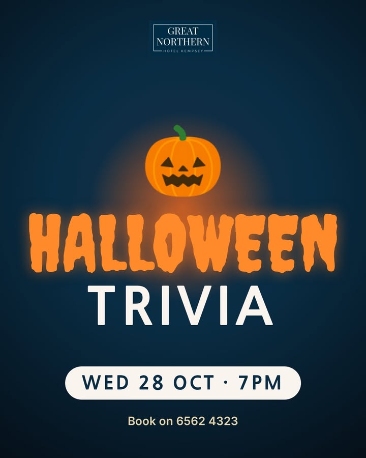 Featured image for âHalloween Trivia Night at Great Northern Hotel Kempseyâ